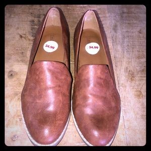 Brown leather loafers - perfect for school or work
